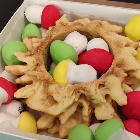 Tree Cake Stump "Kelmas" with Mushroom Cookies (Lithuanian edition)