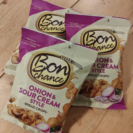 Duonos traškučiai su grietine ir svogūnais - Bon Chance