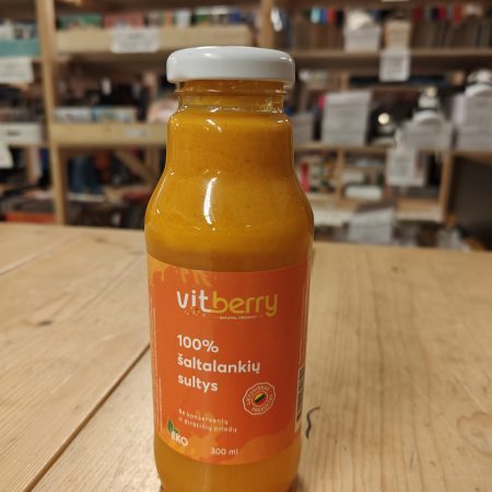 100% Natural Sea Buckthorn Juice (Šaltalankių sultys) 300ml