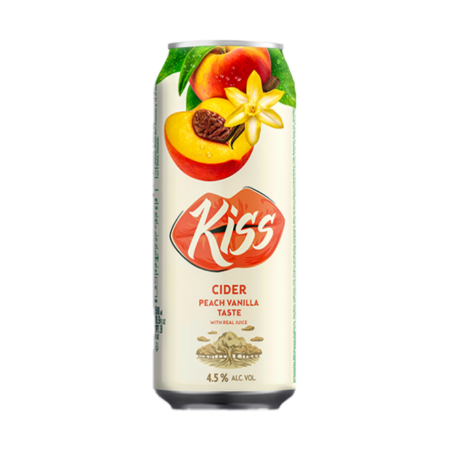 KISS Cider Peach Vanilla 4.5%