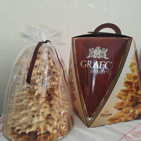 Exclusive Tree Cake with Rum "Grafo Šakotis"