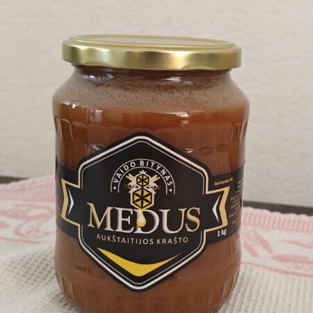 Lithuanian Buckwheat Honey "Grikių medus" 1 kg