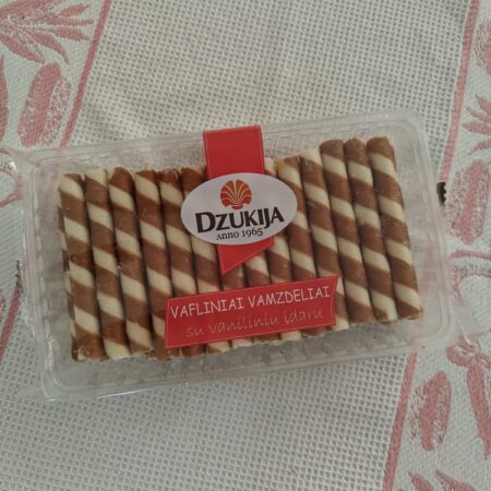 Wafer Rolls with Vanilla Filling "Vafliniai vamzdeliai"
