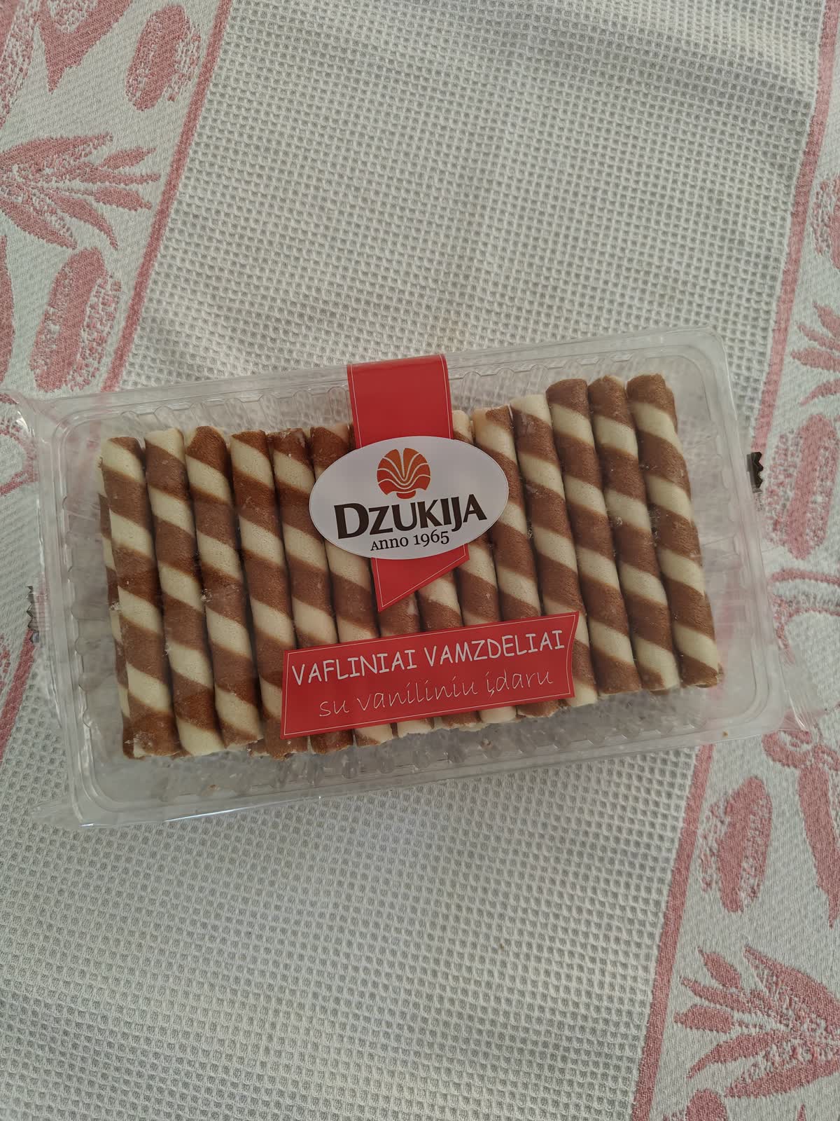 Wafer Rolls with Vanilla Filling "Vafliniai vamzdeliai"